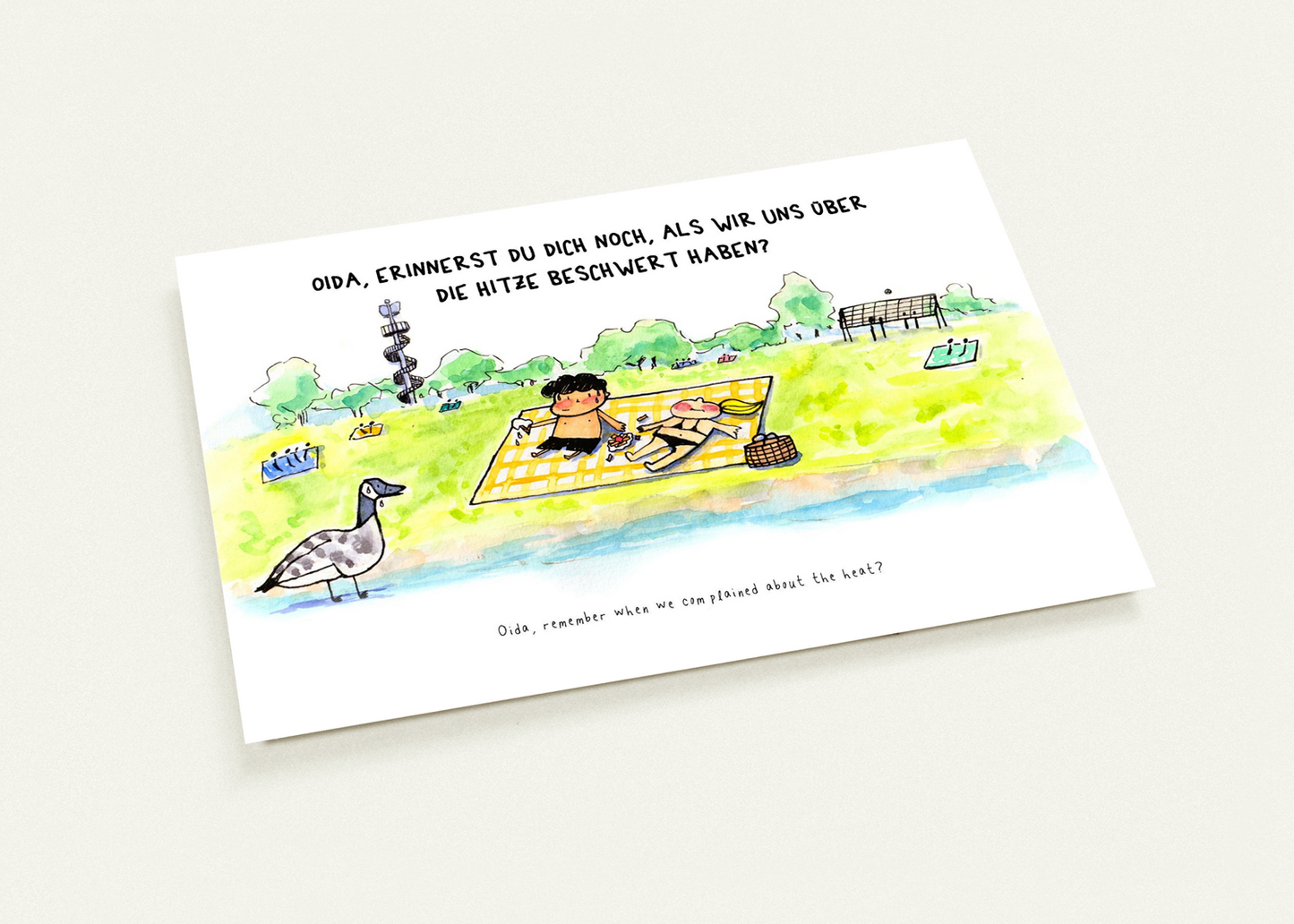 Little Oidas Summer Heat Postcard