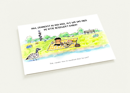 Little Oidas Summer Heat Postcard