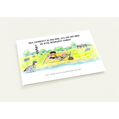 Little Oidas Summer Heat Postcard